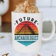 Future Archaeologist Pyramid Archaeology Student Graduation Graphic Print Coffee Mug