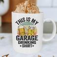 Garage Drinker Dad Vintage Beer This Is My Garage Drinking Graphic Print Coffee Mug