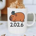 Grad Class Of 2026 Capybara Graduation Graduated Kids Graphic Print Coffee Mug
