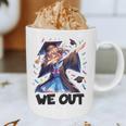 We Out Graduate Dabbing Anime Girl Grad Graduation Graphic Print Coffee Mug
