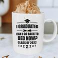 I Graduated Can I Go Back To Bed Class Of 2022 Graduation Graphic Print Coffee Mug