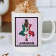 Graduation Latina Educated La Graduada Mexican Bingo Card Graphic Print Coffee Mug