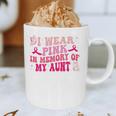 Groovy I Wear Pink In Memory Of My Aunt Breast Cancer Back Graphic Print Coffee Mug Groovy I Wear Pink In Memory Of My Aunt Breast Cancer Back Graphic Print Coffee Mug