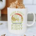 Here-Fishy Fishing Boy Large Mouth Bass Dad Graphic Print Coffee Mug