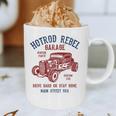 Hotrod Rebel Automotive Nostalgia Old Car Distressed Premium Tri-Blend Graphic Print Coffee Mug