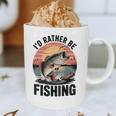Id Rather Be Fishing Largemouth Bass Fish Dad Jokes Graphic Print Coffee Mug