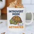 Introvert Mode Activated Low Social Battery Box Turtle Graphic Print Coffee Mug Introvert Mode Activated Low Social Battery Box Turtle Graphic Print Coffee Mug