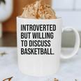 Introverted Basketball Player Basketball Introvert Graphic Print Coffee Mug Introverted Basketball Player Basketball Introvert Graphic Print Coffee Mug