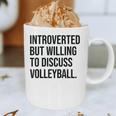 Introverted Volleyball Player Volleyball Introvert Graphic Print Coffee Mug Introverted Volleyball Player Volleyball Introvert Graphic Print Coffee Mug
