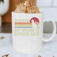 Introverted But Willing To Discuss Cats Kitten Pet Lover Graphic Print Coffee Mug Introverted But Willing To Discuss Cats Kitten Pet Lover Graphic Print Coffee Mug