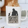 Introverted But Willing To Discuss Nephilim Tee Graphic Print Coffee Mug