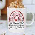 Introverted But Willing To Discuss Serial Killers True Crime Graphic Print Coffee Mug