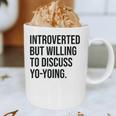 Introverted Yoyo Toy Player Yo-Yo Introvert Graphic Print Coffee Mug Introverted Yoyo Toy Player Yo-Yo Introvert Graphic Print Coffee Mug