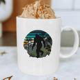 Just Me And My Yeti Retro Sunset Mountain Hiking Introvert Graphic Print Coffee Mug