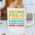 Kids So Long PRE-K It's Been Fun Shirt Boy Girl Graduation Graphic Print Coffee Mug