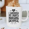 Kids I Survived My Mom's Nursing Degree Nursing School Graduation Graphic Print Coffee Mug