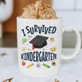 Kindergarten Graduation Shirt I Survived Kindergarten Graphic Print Coffee Mug