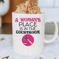 Lawyer Attorney Law School Graduation Female Women Graphic Print Coffee Mug
