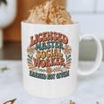 Licensed Social Worker Masters MSW LMSW Graduation 2026 Premium Tri-Blend Graphic Print Coffee Mug