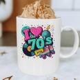 I Love The 70s Retro Cassette Roller Vinyl Disco Nostalgia Graphic Print Coffee Mug I Love The 70s Retro Cassette Roller Vinyl Disco Nostalgia Graphic Print Coffee Mug