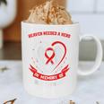 In Memory Of Daughter In Law Heart Disease Awareness Month Raglan Baseball Tee Graphic Print Coffee Mug