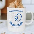 In Memory Of Great Grandpa Colon Cancer Awareness Memorial Raglan Baseball Tee Graphic Print Coffee Mug