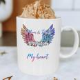 In Memory Of Mom Dad In Heaven Guardian Angel Wings Memorial Graphic Print Coffee Mug In Memory Of Mom Dad In Heaven Guardian Angel Wings Memorial Graphic Print Coffee Mug