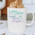 I Like Music More Than People Introvert Music Lover INTP Pun Graphic Print Coffee Mug I Like Music More Than People Introvert Music Lover INTP Pun Graphic Print Coffee Mug