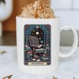Mystical Library Book Reader The Introvert Tarot Card Graphic Print Coffee Mug Mystical Library Book Reader The Introvert Tarot Card Graphic Print Coffee Mug