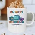 No Wi-Fi No Problem – Retro Dial Up Tech Nostalgia Graphic Print Coffee Mug