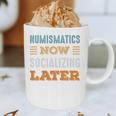 Numismatics Now Minimal Socializing Introvert Vintage Graphic Print Coffee Mug Numismatics Now Minimal Socializing Introvert Vintage Graphic Print Coffee Mug