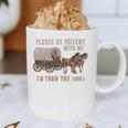 PLEASE BE PATIENT WITH ME I'M FROM THE 1900s Clever Premium Graphic Print Coffee Mug