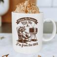 Please Be Patient With Me I'm From The 1900s Raccoon Vintage Graphic Print Coffee Mug