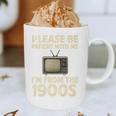 Please Be Patient With Me I'm From The 1900s Television Set Premium Graphic Print Coffee Mug Please Be Patient With Me I'm From The 1900s Television Set Premium Graphic Print Coffee Mug