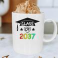 Pre-K -12th Grade Hand Prints Space Graduation Class Of 2037 Graphic Print Coffee Mug