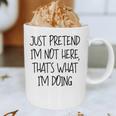 Pretend Introvert Introverted Apparel Graphic Print Coffee Mug Pretend Introvert Introverted Apparel Graphic Print Coffee Mug