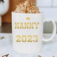 Proud Nanny Of Two 2023 Graduate Class 2023 Graduation Graphic Print Coffee Mug