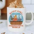 Quiet Girl Productive World Introvert Office Staff Secretary Graphic Print Coffee Mug Quiet Girl Productive World Introvert Office Staff Secretary Graphic Print Coffee Mug