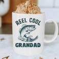 Reel Cool Grandad Fishing Grandpa Vintage Style Graphic Print Coffee Mug