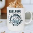 Reel Cool Grandpa Fishing Dad Father's Day Fisherman Graphic Print Coffee Mug