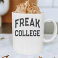 Retro Anti Social FREAK COLLEGE Introvert Stay Away From Me Graphic Print Coffee Mug