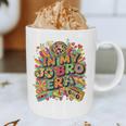 Retro Nostalgia Era Disco Groovy 80s 90s Vintage Aesthetic Premium Tri-Blend Graphic Print Coffee Mug