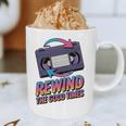 Rewind Good Times Retro VHS Tape Nostalgia 80s 90s Premium Tri-Blend Graphic Print Coffee Mug