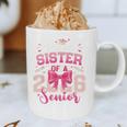 Senior 2026 Class Of 26 Coquette Pink Bow Graduation Sister Graphic Print Coffee Mug