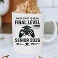 Senior 2026 Final Level Gamer Graduation 2026 Graphic Print Coffee Mug