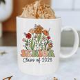 Senior 2026 Graduate Class Of 2026 Wildflowers Graduation Graphic Print Coffee Mug
