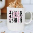 Senior 2027 Class Of 2027 Coquette Pink Bow Graduation 2027 Graphic Print Coffee Mug