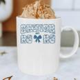 Senior 26 Graduation Class Of 2026 Bow Blue Toile Floral Graphic Print Coffee Mug