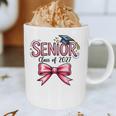 Senior Class Of 2027 Coquette Pink Bow Graduation 2027 Girls Graphic Print Coffee Mug