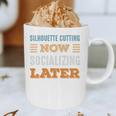 Silhouette Cutting Now Minimal Socializing Introvert Graphic Print Coffee Mug Silhouette Cutting Now Minimal Socializing Introvert Graphic Print Coffee Mug
